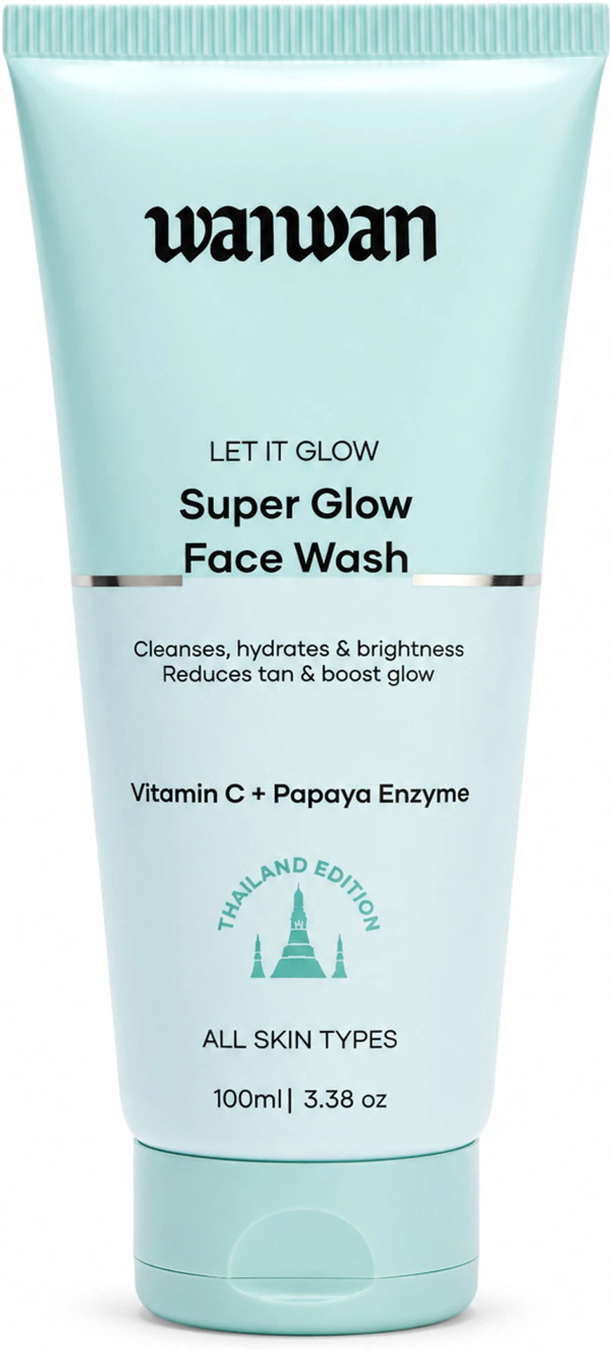 Wanwan Super Glow Face Wash | Deep Cleansing & Skin Brightening | 100ml | For Men & Women