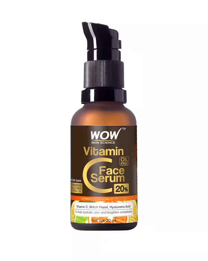 WOW SKIN SCIENCE Genuine 20% Vitamin C Skin Clearing Face Serum | 30ml