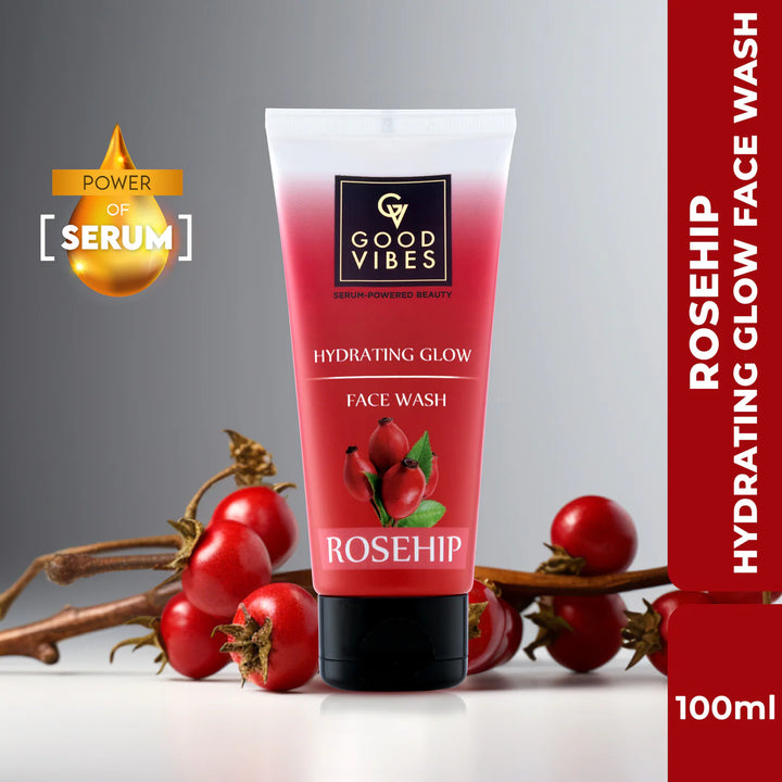 Good Vibes Rosehip Deep Cleansing Face Wash, 120 ml