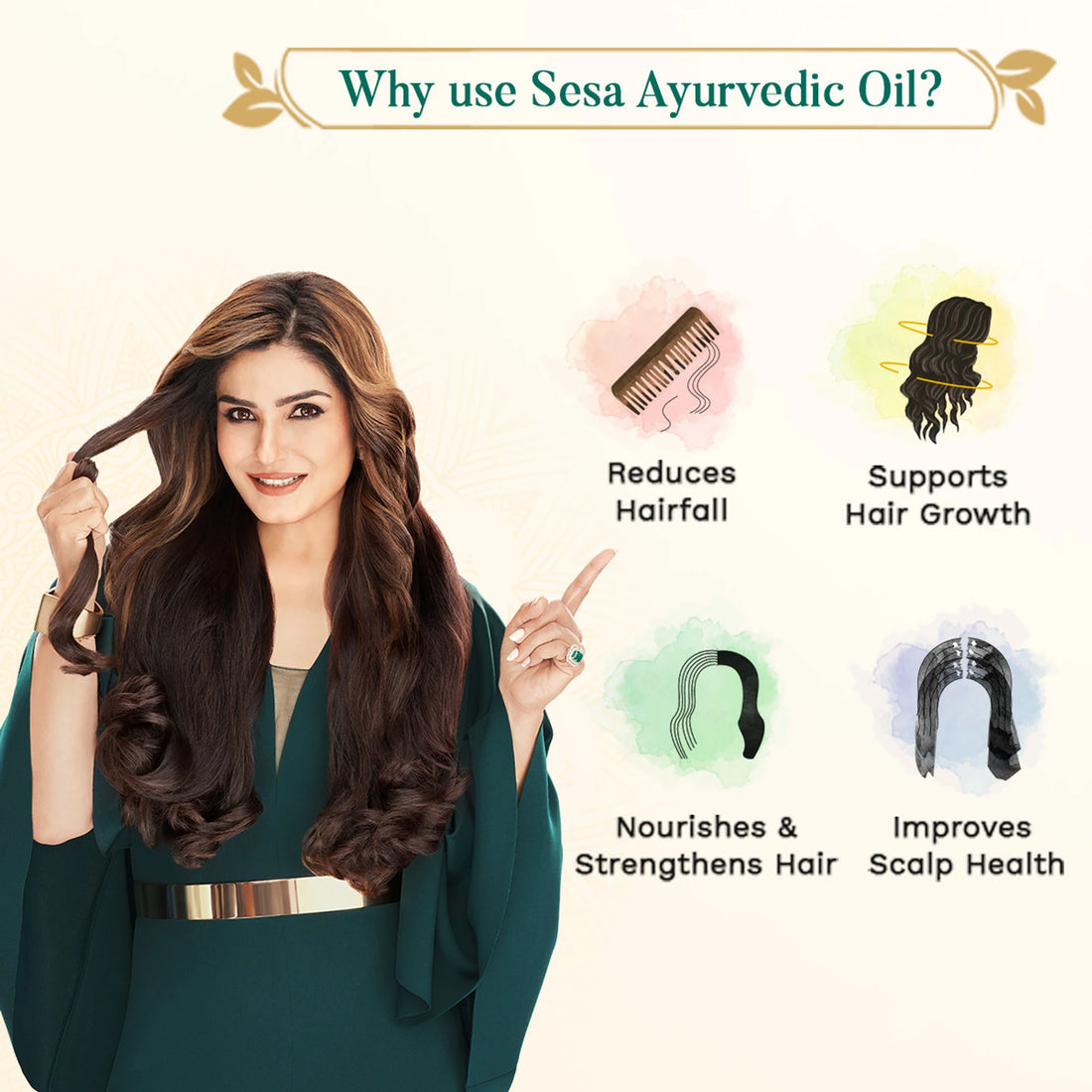SESA Ayurvedic Onion Hair Oil for Hair Growth and Prevents Hairfall Hair Oil (100 ml) with FREE SESA Anti Hair Fall Shampoo