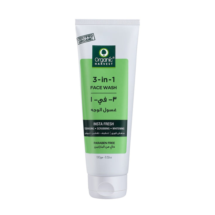 ORGANIC HARVEST 3-in-1 Face Wash – 100g
