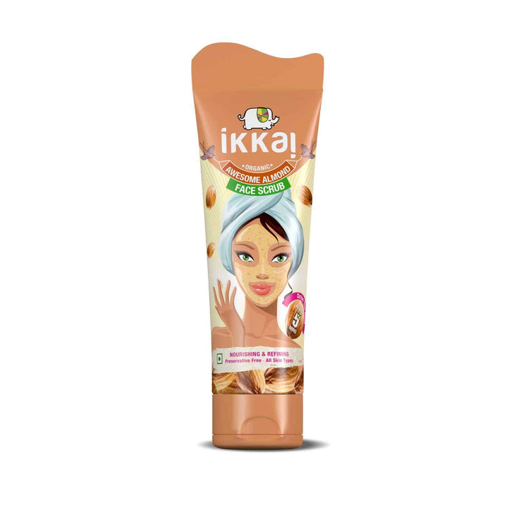 IKKAI Organic Awesome Almond Face Scrub – 100 g