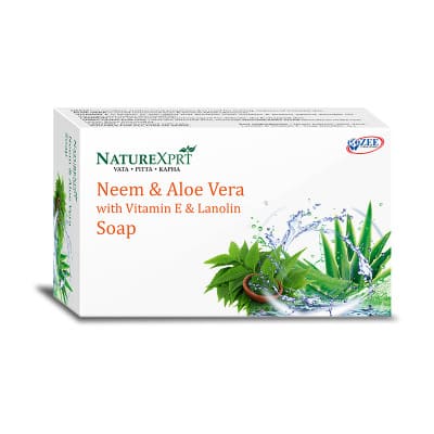 Neem Extract, Aloe Vera, Lanolin & Vitamin E Soap