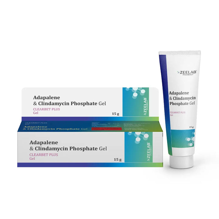 Adapalene 0.1%w/w and Clindamycin Phosphate 1%w/w Gel 15 gm