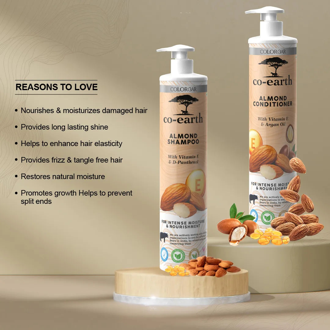 Colorbar Co-earth Almond Shampoo (300ml)