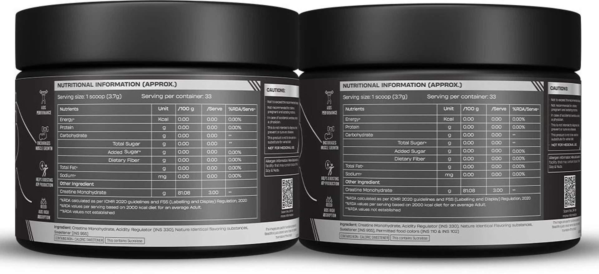 BeastLife Creatine Monohydrate | 125g | 33 Servings | NABL Lab Tested | Tropical Tango & Peach Flavors | Premium Sports Nutrition Supplement