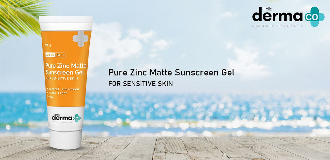 The Derma Co Pure Zinc Matte Sunscreen Gel SPF 30 (50 g)