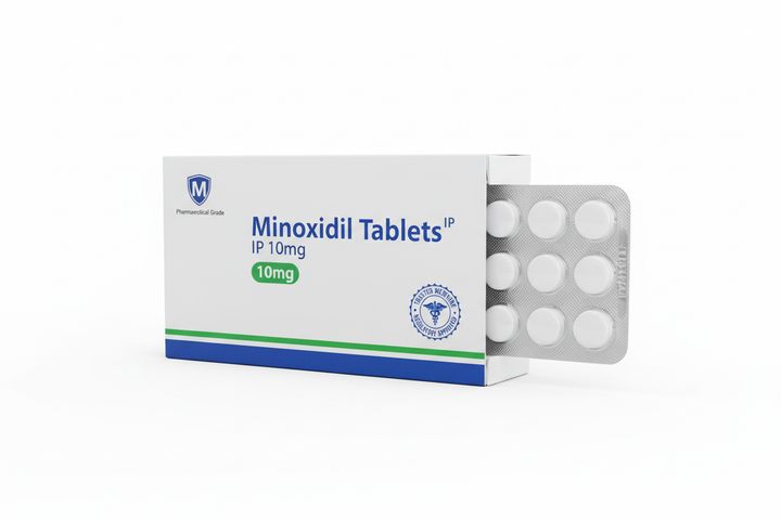 Minoxidil Tablets IP 10mg