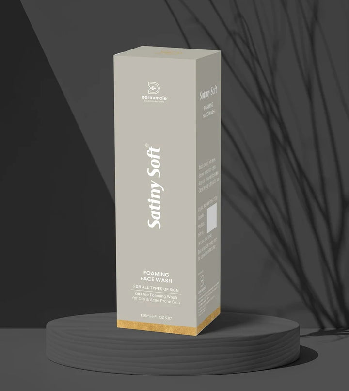 Satiny Soft Salicylic Acid Face Wash | Salicylic Acid, Glycolic Acid & Tea Tree Oil Face Cleanser for Oily & Acne-Prone Skin | 150ml