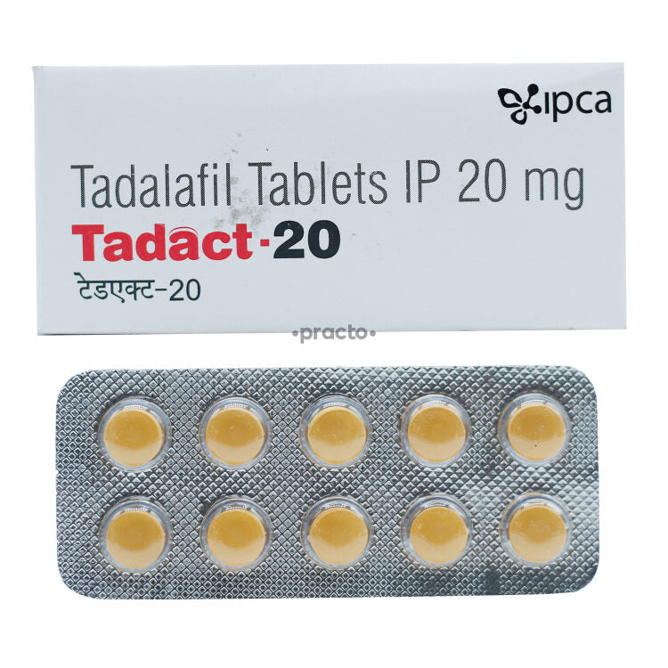 Tadalafil 20 mg Tablets IP