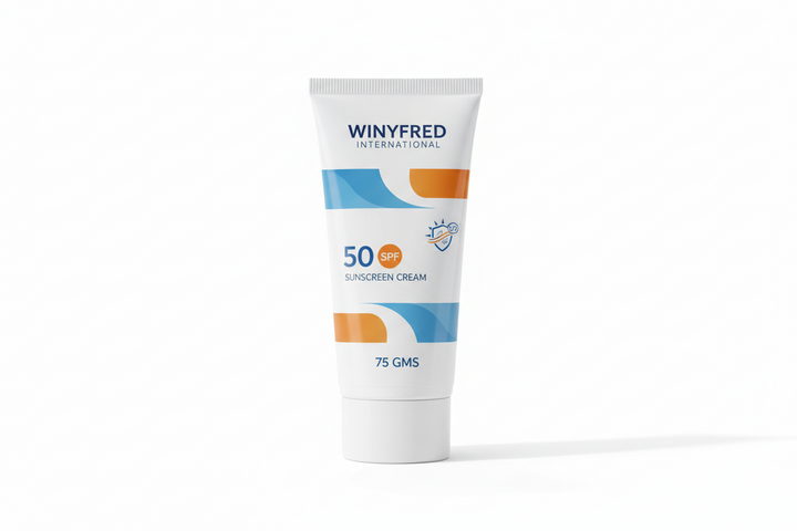 WINYFRED INTERNATIONAL – 50 SPF SUNSCREEN CREAM (75 GMS)